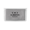 IMPRINTED Gray Basic Microfiber Cloth-In-Case (100 per box / Minimum order - 5 boxes)